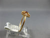 ESTATE .25CT DIAMOND & AAA RUBY 18KT ROSE GOLD 3D SQUARE FLOWER FILIGREE RING