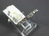 ESTATE .40CT ROUND DIAMOND 14KT WHITE GOLD 3D CLASSIC 11 STONE ANNIVERSARY RING
