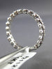ESTATE .50CT ROUND CUT DIAMOND 14K WHITE GOLD 3D WEDDING ANNIVERSARY RING #21121