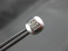 ESTATE .36CT PRINCESS DIAMOND 14KT WHITE GOLD 3D SQUARE INVISIBLE EARRINGS #7763