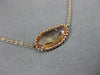 LONG 7.35CT DIAMOND & AAA MULTICOLOR SAPPHIRE 14K ROSE GOLD BY THE YARD NECKLACE