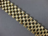 ESTATE WIDE & LONG 14KT YELLOW GOLD 3D HANDCRAFTED ITALIAN PANTHER BRACELET