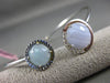 ESTATE .10CT DIAMOND & AAA QUARTZ 14KT WHITE GOLD 3D FLEXIBLE BANGLE BRACELET