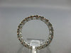 ESTATE .98CT DIAMOND 14KT WHITE GOLD ETERNITY MILGRAIN FILIGREE ANNIVERSARY RING