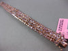 ESTATE WIDE 28.28CT FANCY MULTI COLOR DIAMOND 18K ROSE GOLD MULTI SHAPE BRACELET