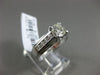 ESTATE .96CT DIAMOND 14KT WHITE GOLD 4 PRONG LUCIDIA CLASSIC ENGAGEMENT RING 5mm