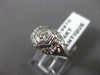 ANTIQUE .15CT DIAMOND 14KT WHITE GOLD 3D CLASSIC FILIGREE ENGAGEMENT RING #19970