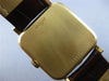 ANTIQUE LUCIEN PICCARD 14KT YELLOW GOLD CLASSIC SQUARE LEATHER MENS WATCH #2080