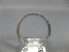 ANTIQUE .63CT ROUND CUT DIAMOND 18KT WHITE GOLD 3D CLASSIC FILIGREE RING #10894