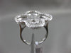 ESTATE .63CT DIAMOND 14KT WHITE GOLD HANDCRAFTED 3D 4-LEAF CLOVER RING F/G VSSI