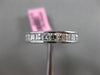 ESTATE WIDE 3.34CT ASSCHER DIAMOND 18KT WHITE GOLD 3D ANNIVERSARY ETERNITY RING