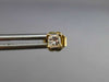 ESTATE .28CT PRINCESS CUT DIAMOND 14KT YELLOW GOLD CLASSIC STUD EARRINGS #14267