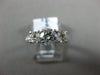 ESTATE 1.80CT DIAMOND 14KT WHITE GOLD 3D 3 STONE ROUND LUCIDIA ENGAGEMENT RING