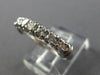 ESTATE .60CT ROUND CUT DIAMOND 14KT WHITE GOLD 7 STONE ANNIVERSARY RING #7831