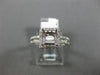 ESTATE .38CT DIAMOND 14KT WHITE GOLD 3D HALO FILIGREE SEMI MOUNT ENGAGEMENT RING