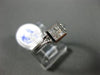 ESTATE .55CT PRINCESS DIAMOND 18K WHITE GOLD 3D INVISIBLE BEZEL ENGAGEMENT RING