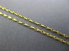 ESTATE 14KT YELLOW GOLD 3D HANDCRAFTED ITALIAN DIAMOND CUT LINK CHAIN # 26201