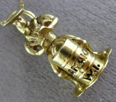ANTIQUE 14KT YELLOW GOLD HANDCRAFTED NEW ORLEANS JAMAICAN DRUMMER CHARM #26415