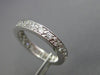ESTATE .70CT ROUND DIAMOND PLATINUM 3D CLASSIC ETERNITY ANNIVERSARY RING #26122