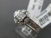 ESTATE 1.50CT DIAMOND 14KT WHITE GOLD 3D MULTI SHAPE FLOWER FRIENDSHIP LOVE RING