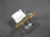 ESTATE .37CT DIAMOND 14KT YELLOW GOLD 3D FILIGREE CHANNEL ANNIVERSARY RING #2775