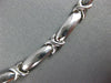 ESTATE 1.0CT DIAMOND 14KT WHITE GOLD CLASSIC PRINCESS INVISIBLE X LOVE NECKLACE