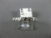 ESTATE .54CT ROUND CUT DIAMOND 14KT WHITE GOLD CHANNEL ANNIVERSARY RING #15438