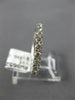 ESTATE .86CT DIAMOND 14KT WHITE GOLD 3D ROUND SEMI ETERNITY ANNIVERSARY RING