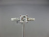 ESTATE .66CT DIAMOND 14KT WHITE GOLD 3D CLASSIC LUCIDA ENGAGEMENT RING #25805