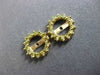 ESTATE .50CT FANCY YELLOW DIAMOND 14KT YELLOW GOLD CLASSIC ROUND JACKET EARRINGS