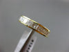 ESTATE 1.44CT PRINCESS DIAMOND 14KT YELLOW GOLD WEDDING ANNIVERSARY RING #12437