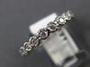 ESTATE .50CT ROUND CUT DIAMOND 14K WHITE GOLD 3D WEDDING ANNIVERSARY RING #21121