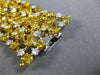 ESTATE WIDE 27.65CT WHITE & YELLOW DIAMOND 18KT 2 TONE GOLD ETOILE LOVE BRACELET