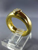 ESTATE TIFFANY & CO. .10CT DIAMOND 18K YELLOW GOLD THREE STONE HEART RING #26166