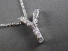 ESTATE .20CT DIAMOND 14KT WHITE GOLD 3D " Y " INITIAL FLOATING PENDANT #13039