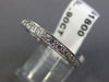 ESTATE .90CT DIAMOND 18K WHITE GOLD 3D FILIGREE ETERNITY ANNIVERSARY RING #11736
