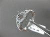 ESTATE .38CT DIAMOND 14KT WHITE GOLD HALO INFINITY SEMI MOUNT ENGAGEMENT RING