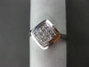 ESTATE .35CT PRINCESS CUT DIAMOND 14KT WHITE GOLD INVISIBLE SQUARE RING #18622