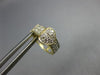 ESTATE .50CT DIAMOND 14KT YELLOW GOLD 3D HEART CLASSIC HUGGIE LOVE EARRINGS