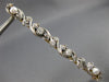 ANTIQUE 1.0CT OLD MINE DIAMOND & PEARL 14K WHITE GOLD FLOWER PIN BROOCH #19162