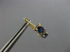 1.82CT DIAMOND & AAA SAPPHIRE 14KT YELLOW GOLD X LOVE LEVERBACK HANGING EARRINGS