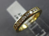 ESTATE .35CT DIAMOND 14KT YELLOW GOLD 8 STONE CHANNEL ANNIVERSARY RING #9087