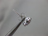 ESTATE .50CT DIAMOND 14KT WHITE GOLD CLASSIC ROUND FLOWER CLUSTER STUD EARRINGS