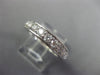 ESTATE .77CT DIAMOND 14KT WHITE GOLD 3D SEMI ETERNITY WEDDIING ANNIVERSARY RING