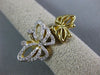 ESTATE LARGE .36CT DIAMOND 14K YELLOW GOLD 3D CLASSIC DOUBLE BUTTERFLY LOVE RING