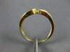 ESTATE .37CT DIAMOND 14KT YELLOW GOLD 3D WAVE SEMI MOUNT ENGAGEMENT RING #15826