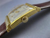 ANTIQUE LARGE HAMILTON 18KT YELLOW GOLD 3D RECTANGULAR LIZARD GRAIN WATCH #2079