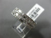 ESTATE WIDE 2.72CT DIAMOND 18KT WHITE GOLD MULTI ROW ETERNITY ANNIVERSARY RING