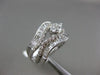 ESTATE 2.26CT DIAMOND 18KT WHITE GOLD MULTI SHAPE CLUSTER MARQUISE PROMISE RING