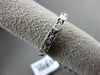 ANTIQUE .15CT DIAMOND 14K WHITE GOLD 7 STONE ETOILE OPEN FILIGREE WEDDING RING